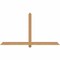 Ekena Millwork Eugene Smooth Timber Gable Bracket, Western Red Cedar, 72"W x 39"H x 1 1/2"D x 3 1/2"F, 13/12 Pitch GBW072X39X0204EUG00SWR - alternate 1